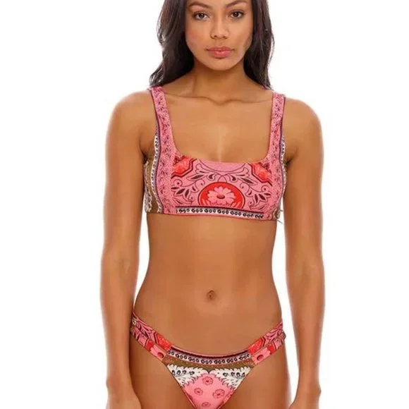 NWT Agua Bendita Antique Polly Bottoms SIZE M L - Picture 3 of 3